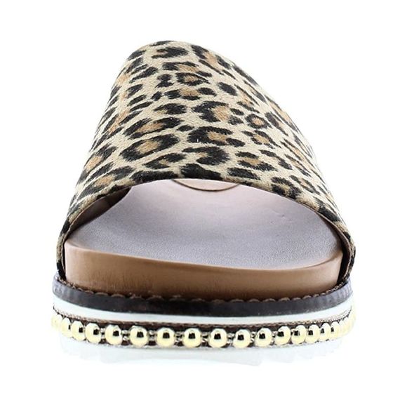 COLE HAAN Womens Beige Snakeskin 1-1/2